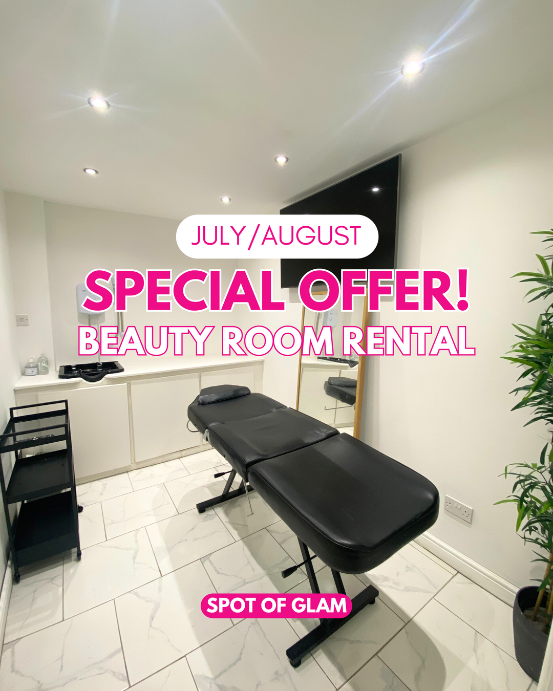 Discover Your Dream Space: Exclusive Beauty Room Rental Offer!