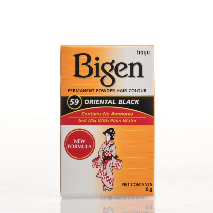 Bigen Permanent Powder Hair Colour - 59 - Oriental Black