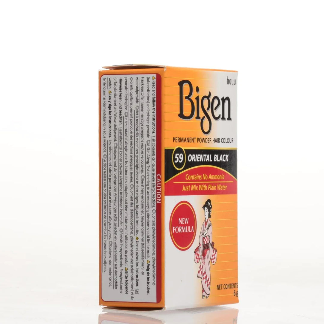 Bigen Permanent Powder Hair Colour - 59 - Oriental Black