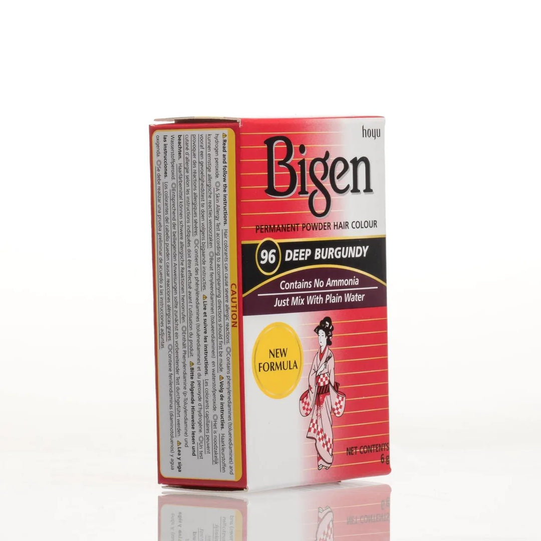 Bigen Permanent Powder Hair Colour - 96 - Deep Burgundy