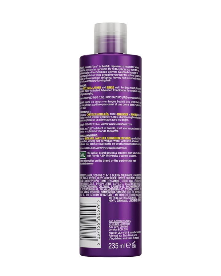 Wakati Sulfate-Free Non-Stripping Auto-Detangling Shampoo for Natural Afro Hair 235ml