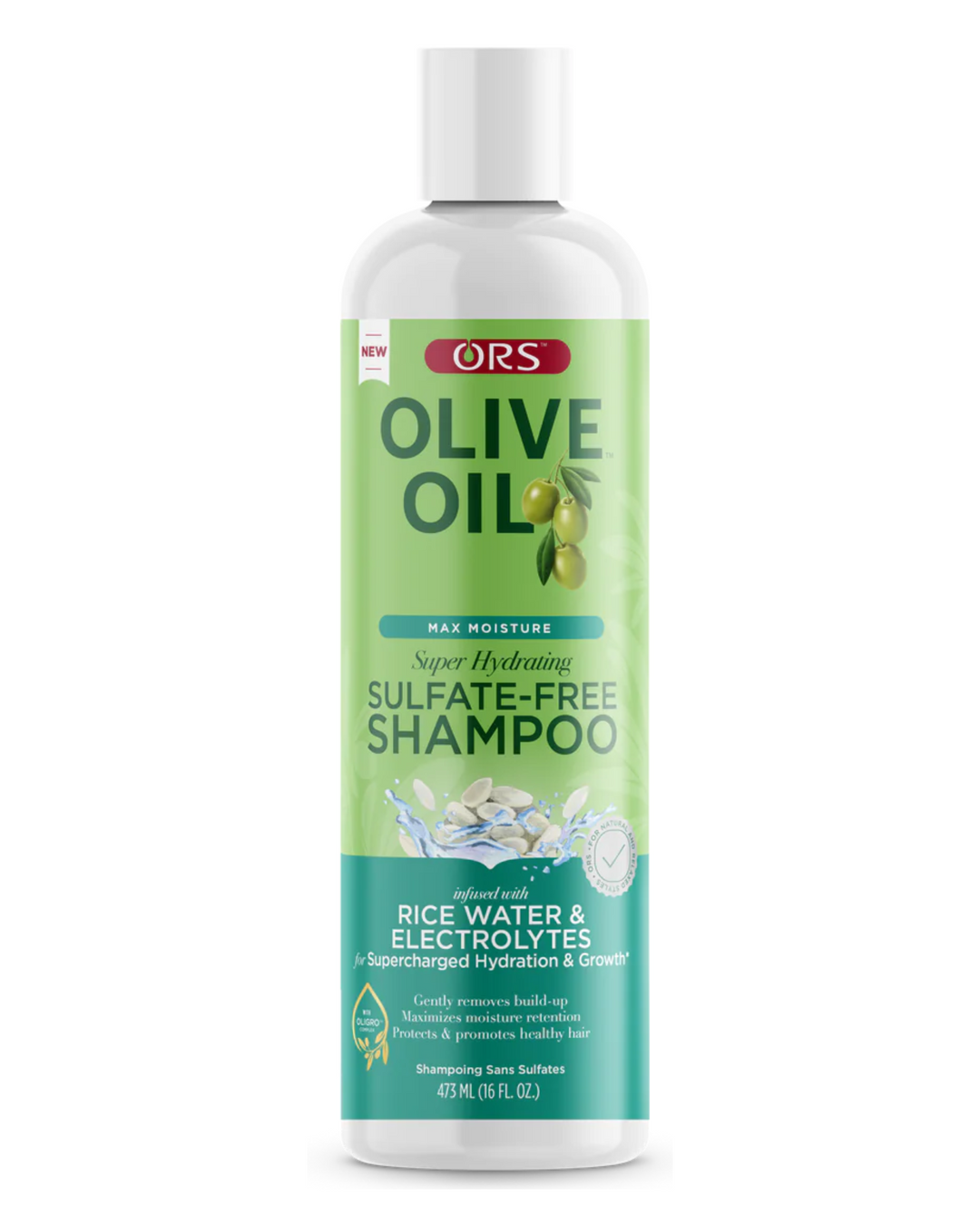 ORS Olive Oil Max Moisture Sulfate-Free Shampoo 473ml