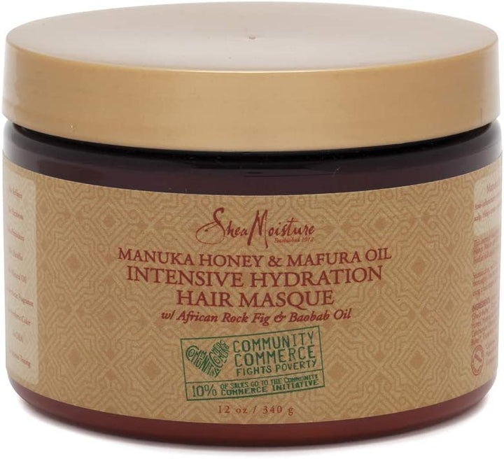 Sheamoisture Intensive Hydration Hair Mask Manuka Honey & Mafura Oil Masque 355ml