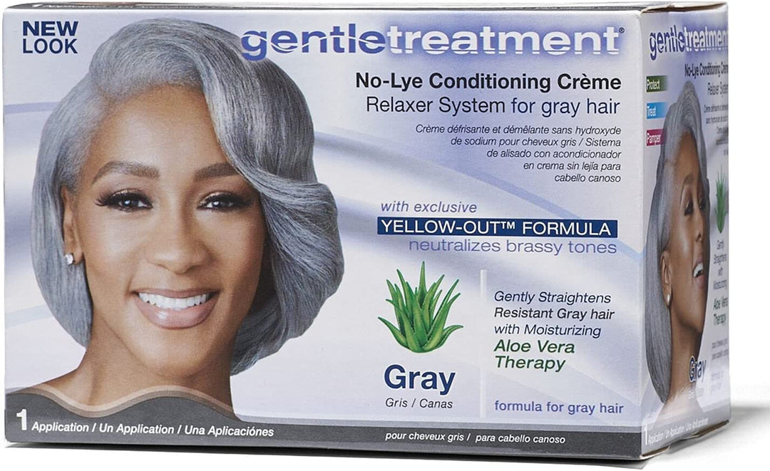 Gentle Teatment No-Lye Conditioning Crème Relaxer for Gray Hair
