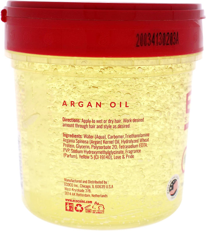 Ecostyle Moroccan Argan Oil Styling Gel - 473 ml