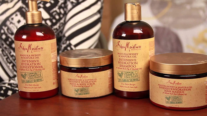 Sheamoisture Intensive Hydration Hair Mask Manuka Honey & Mafura Oil Masque 355ml