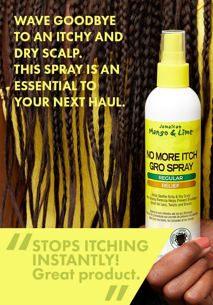 Jamaican Mango & Lime No More Itch Gro Spray 237ml