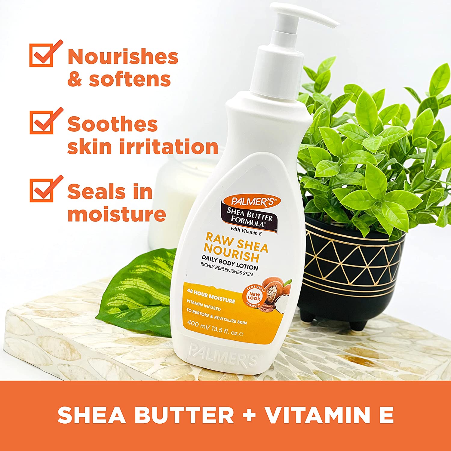 Palmer's Raw Shea Handcreme – Nährende Handpflege Mit Sheabutter, 100 G, Vegan, 48h Feuchtigkeit