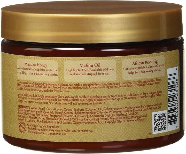 Sheamoisture Intensive Hydration Hair Mask Manuka Honey & Mafura Oil Masque 355ml