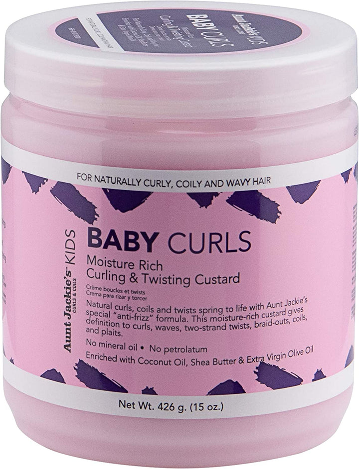 Aunt Jackies Girls Baby Curls and Twisting Cream, 15 fl oz