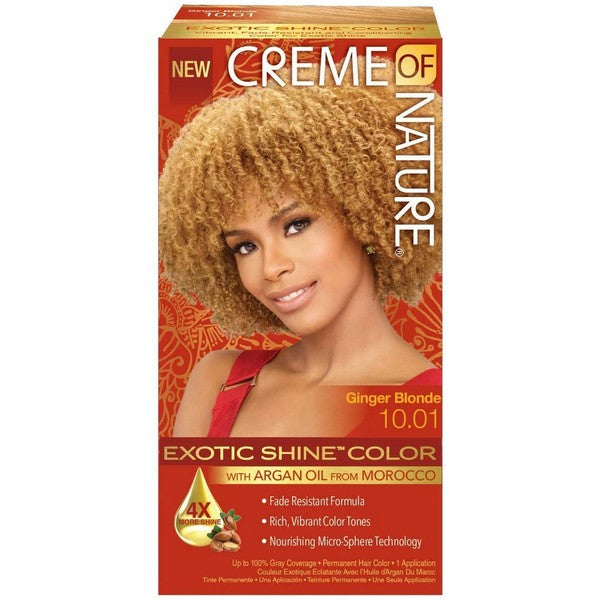 Creme of Nature Exotic Shine Permanent Hair Colour - 10.01 Ginger Blonde