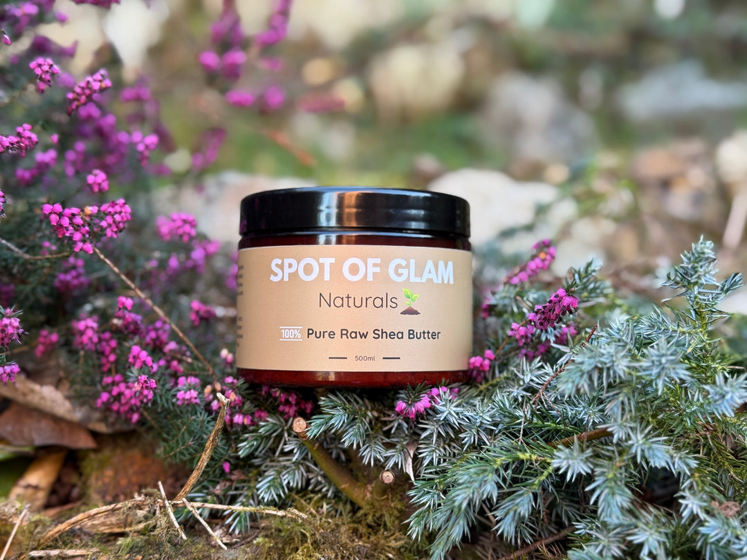 SPOT OF GLAM Naturals Shea Butter – 100% Raw & Unrefined (500ml)