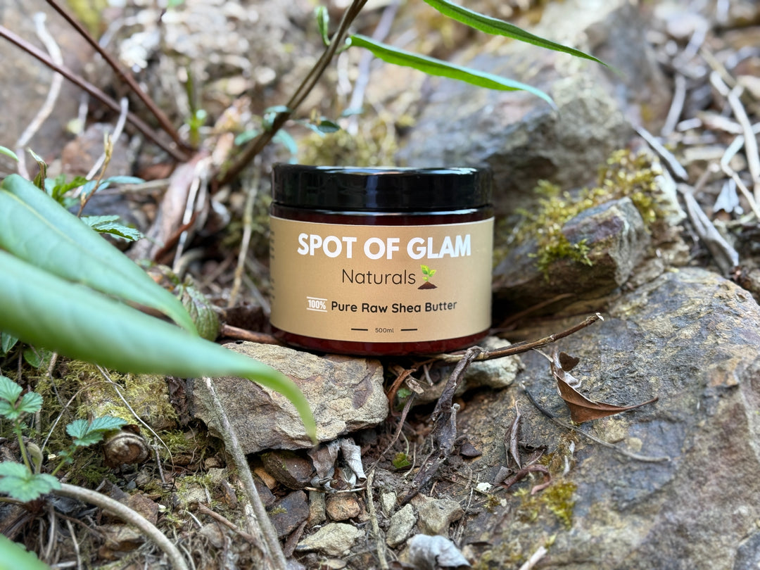 SPOT OF GLAM Naturals Shea Butter – 100% Raw & Unrefined (500ml)