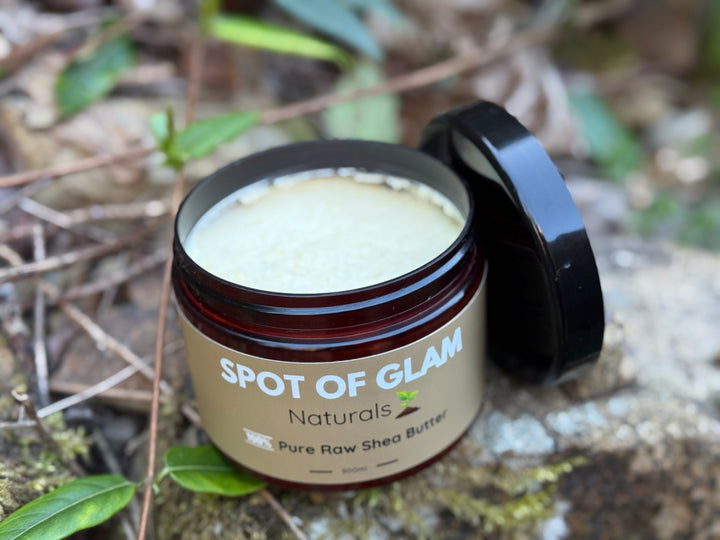 SPOT OF GLAM Naturals Shea Butter – 100% Raw & Unrefined (500ml)
