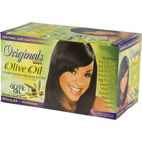 Africa's Best Organics olive oil Conditioning Relaxer kit Normal