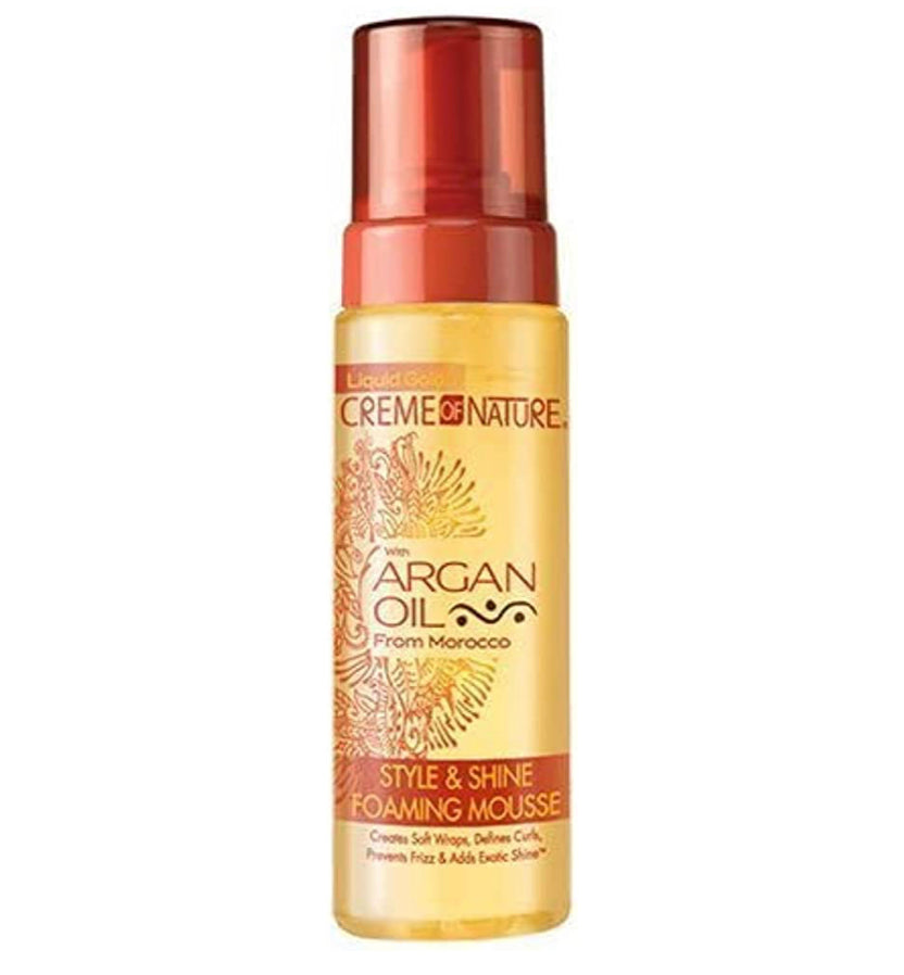 Creme of Nature with Argan Oil Style & Shine Foaming Mousse 7 fl.oz