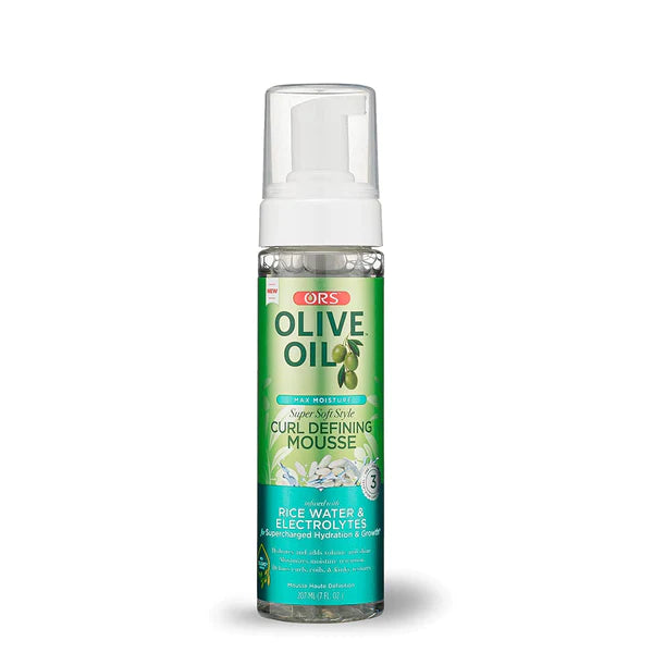 ORS Olive Oil Max Moisture Super Soft Style Curl Defining Mousse 207ml
