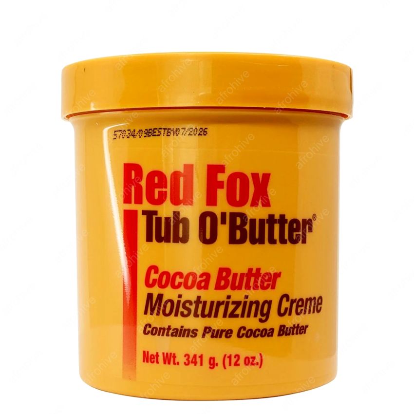 Red Fox Tub-O-Butter Jar 12oz