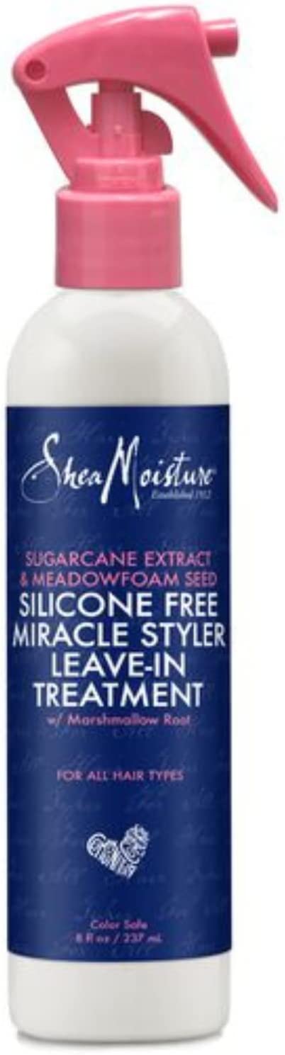 SheaMoisture Sugarcane Extract and Meadowfoam Seed Silicone Free Miracle Styler, 8 oz