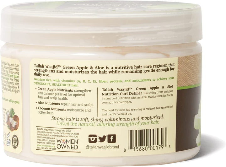 Taliah Waajid Green Apple & Aloe with Coconut Curl Definer 12 oz