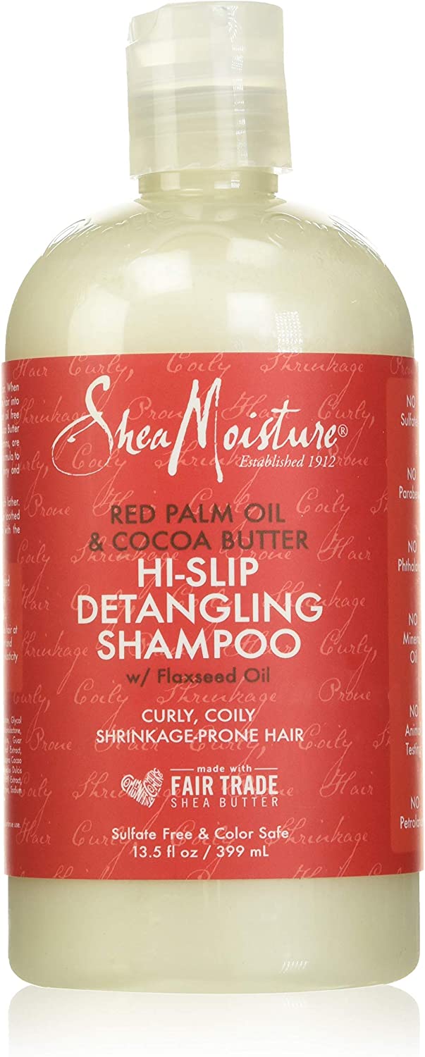 SheaMoisture Red Palm Oil and Cocoa Butter Detangling Shampoo, 13.5oz