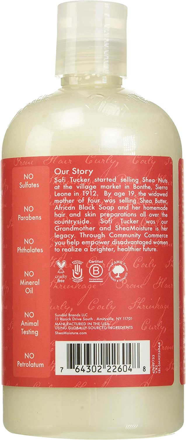 SheaMoisture Red Palm Oil and Cocoa Butter Detangling Shampoo, 13.5oz