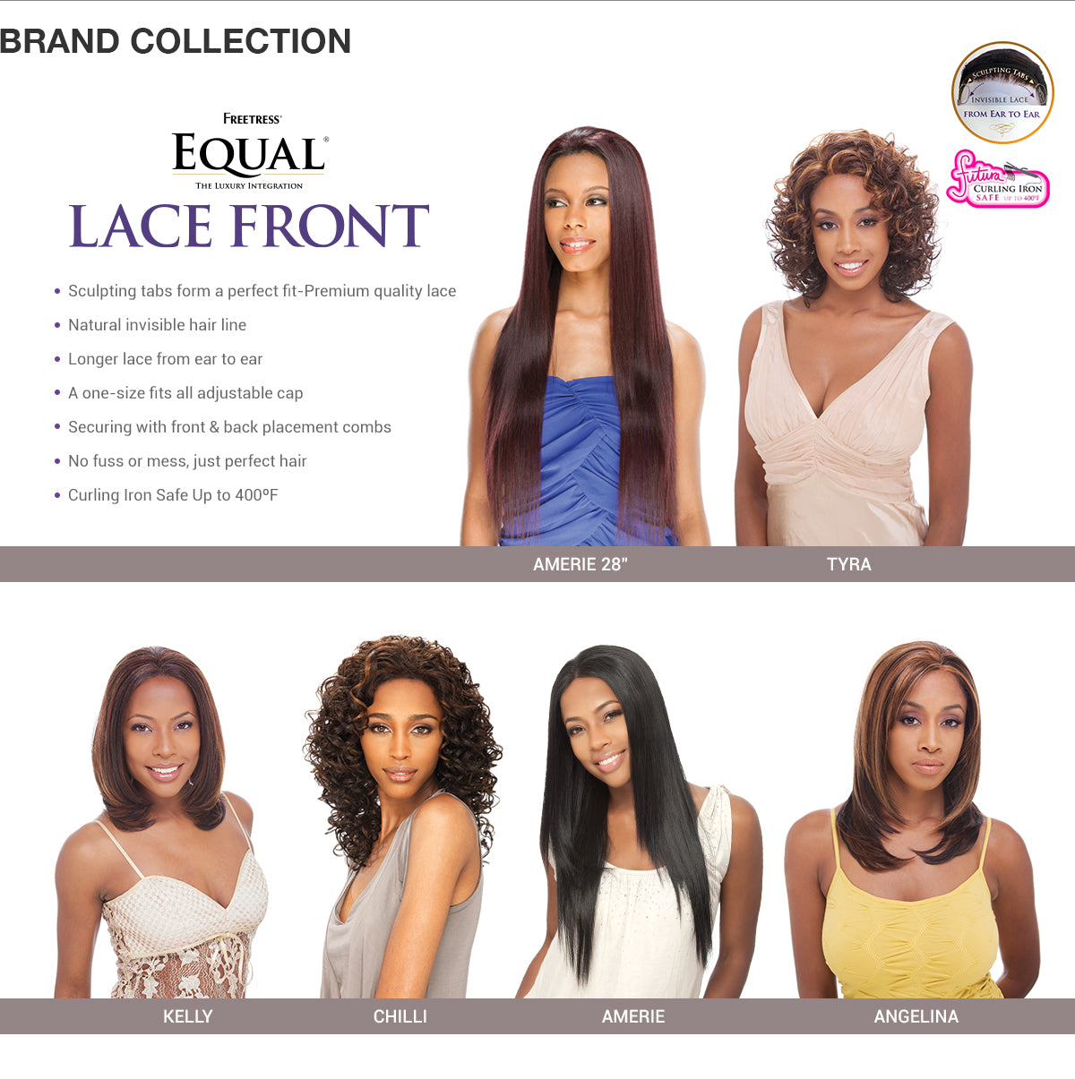 Synthetic lace front cheap wig freetress equal amerie