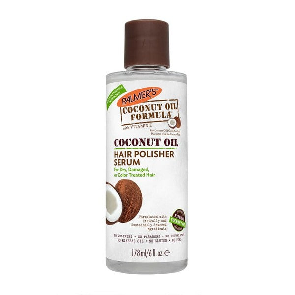 Palmers Coconut Oil with Monoi Shine Serum Hair Polish Bottle, 178 ml