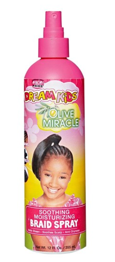 African Pride Dream Kids Soothing Moisturizing Braid Spray - 355ml
