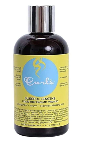 Curls Blissful Lengths  Blueberry Liquid Hair Growth Vitamin (8oz)