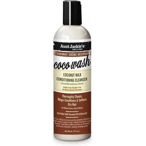 Aunt Jackie's Coco Wash Coconut Milk Conditioning Cleanser 8oz